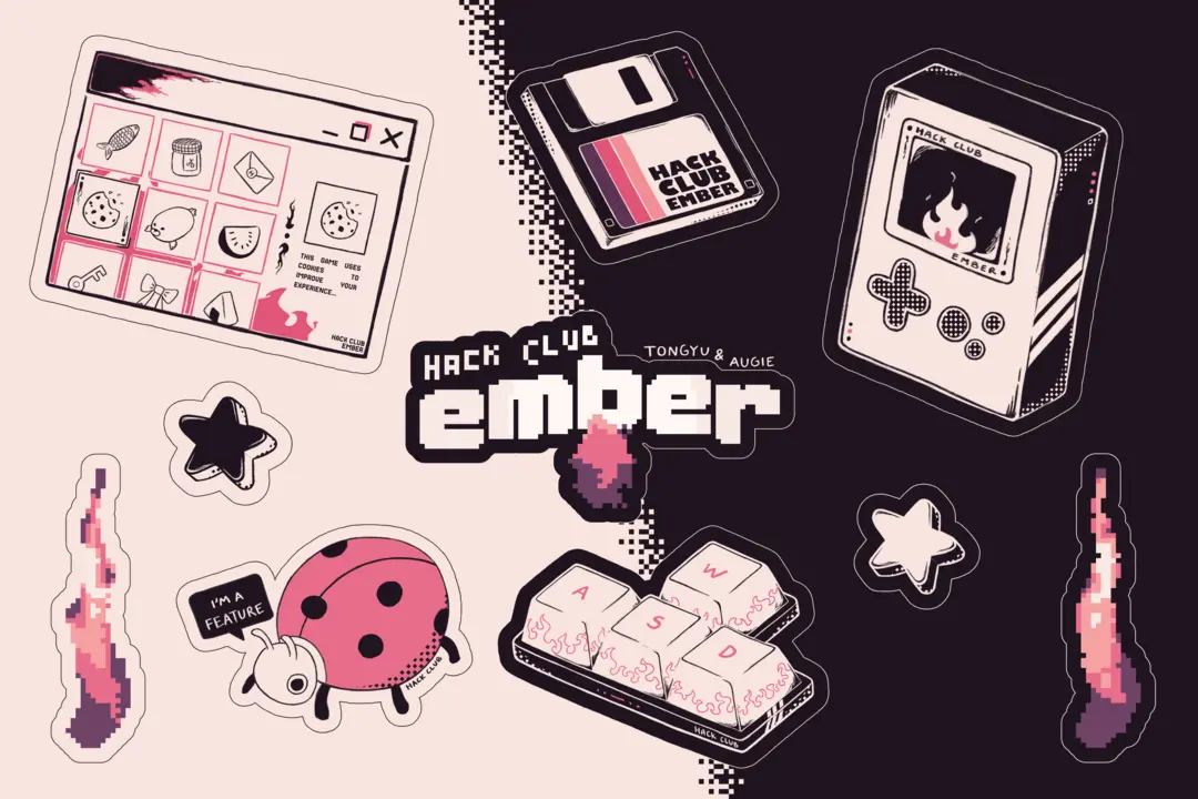 ember stickersheet