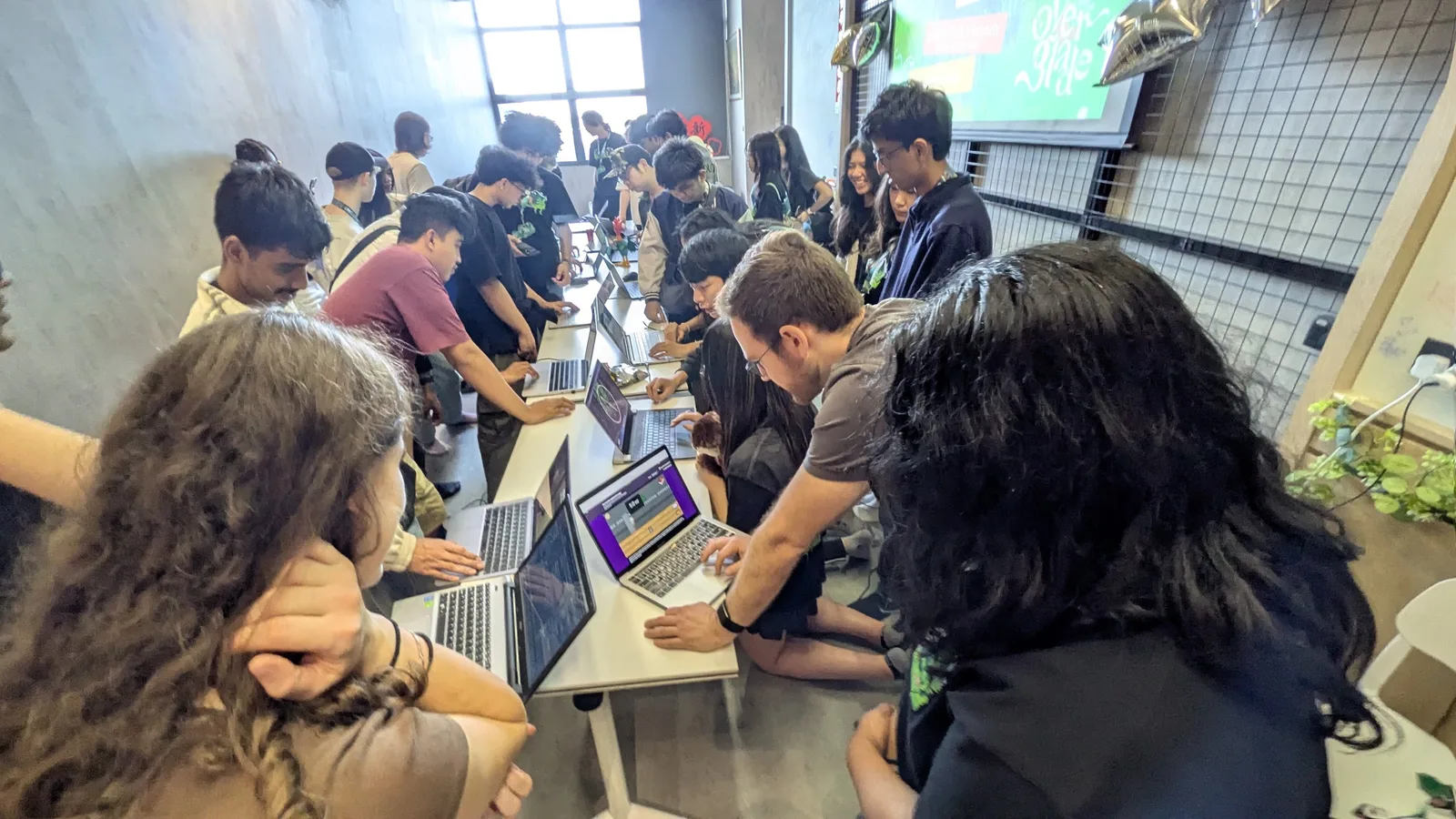 Project showcase at the end of the game jam