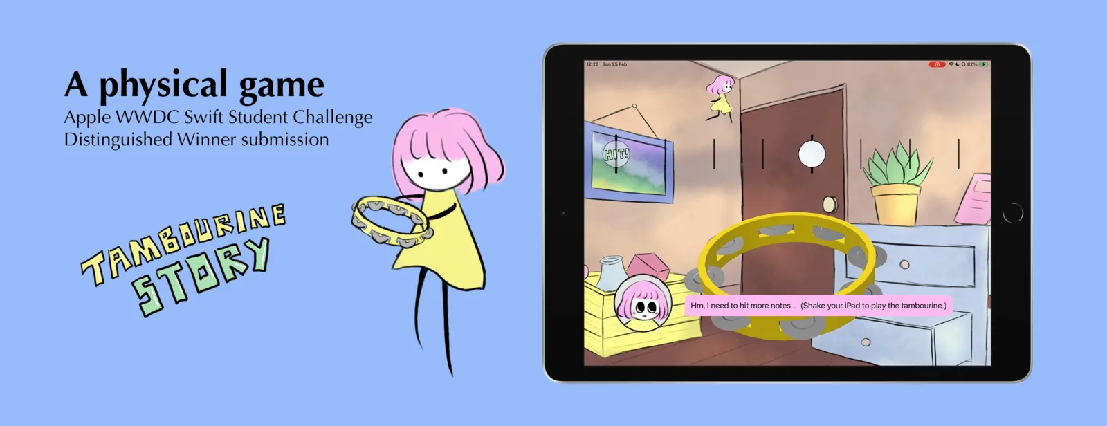 Tambourine Story — a story-driven rhythm game you play by shaking your iPad